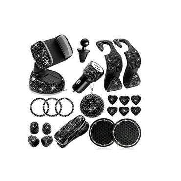 Interior Modification Supplies Creative Car Rhinestone Accessories Set