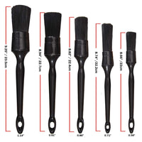Car Wash Interior Cleaning Detail Brush 5-piece Set