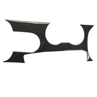 Carbon Fiber Stall Water Cup Panel Decoration Stickers Car Interior Modification Accessories