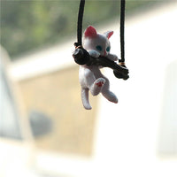 Creative Cute branch Cat Rearview Mirror Pendant Simple Decoration Car Interior Accessories
