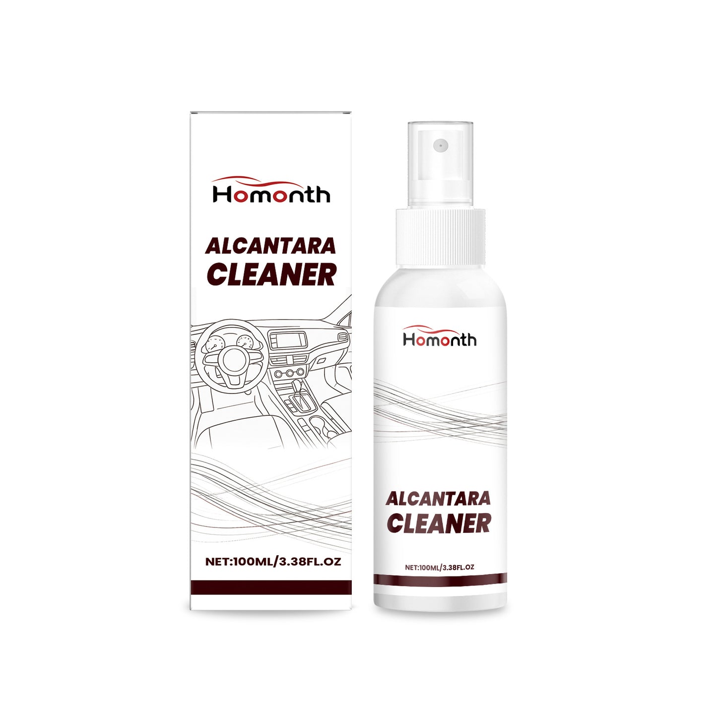 Car Interior Cleaning Care Spray Leather Light