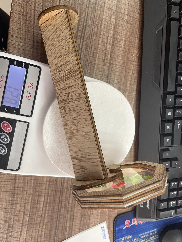 Wooden DIY Rotating Kaleidoscope Kit Outdoor Kids Toys