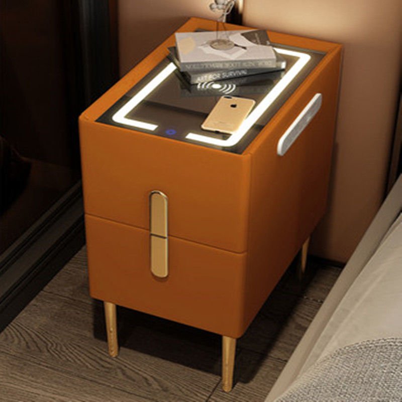 Rechargeable Multifunctional Small Apartment Bedside Cabinet