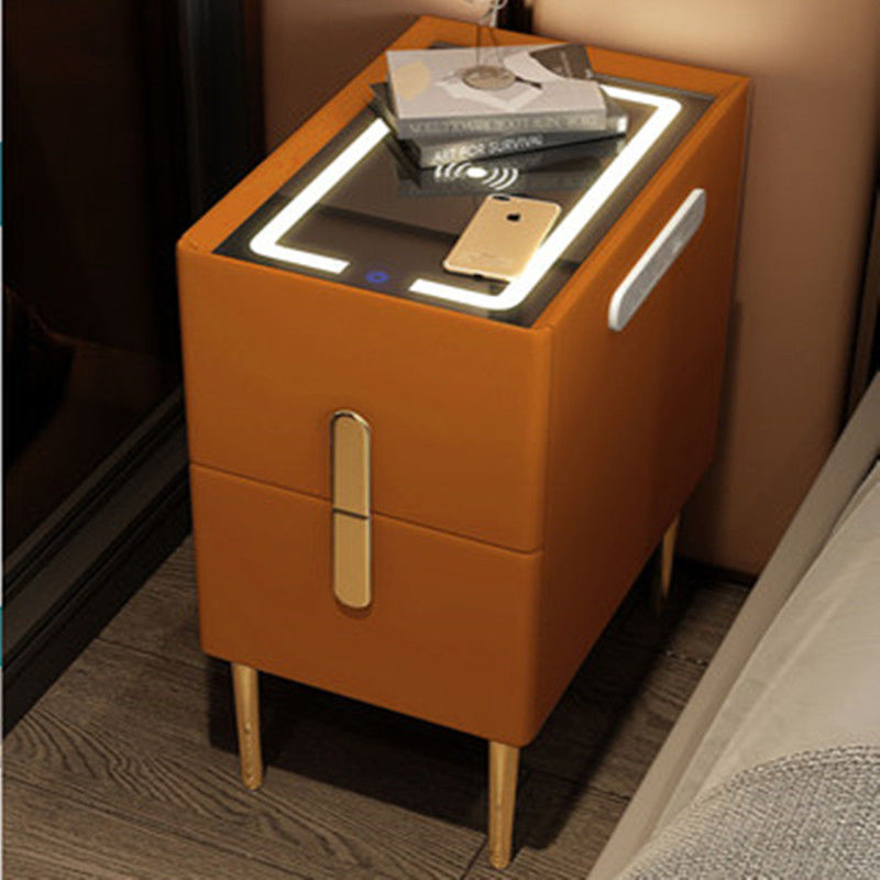 Rechargeable Multifunctional Small Apartment Bedside Cabinet