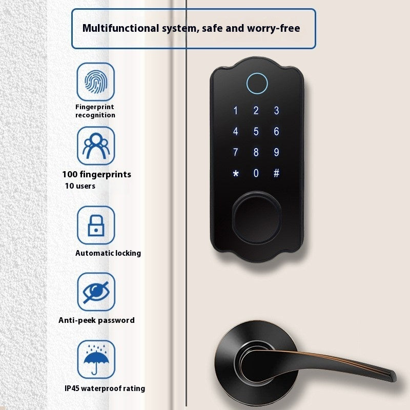 Home Automatic Electronic Apartment App Smart Fingerprint Lock
