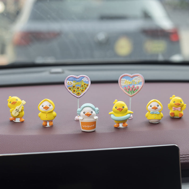 Cute Duckling Car Interior Decoration