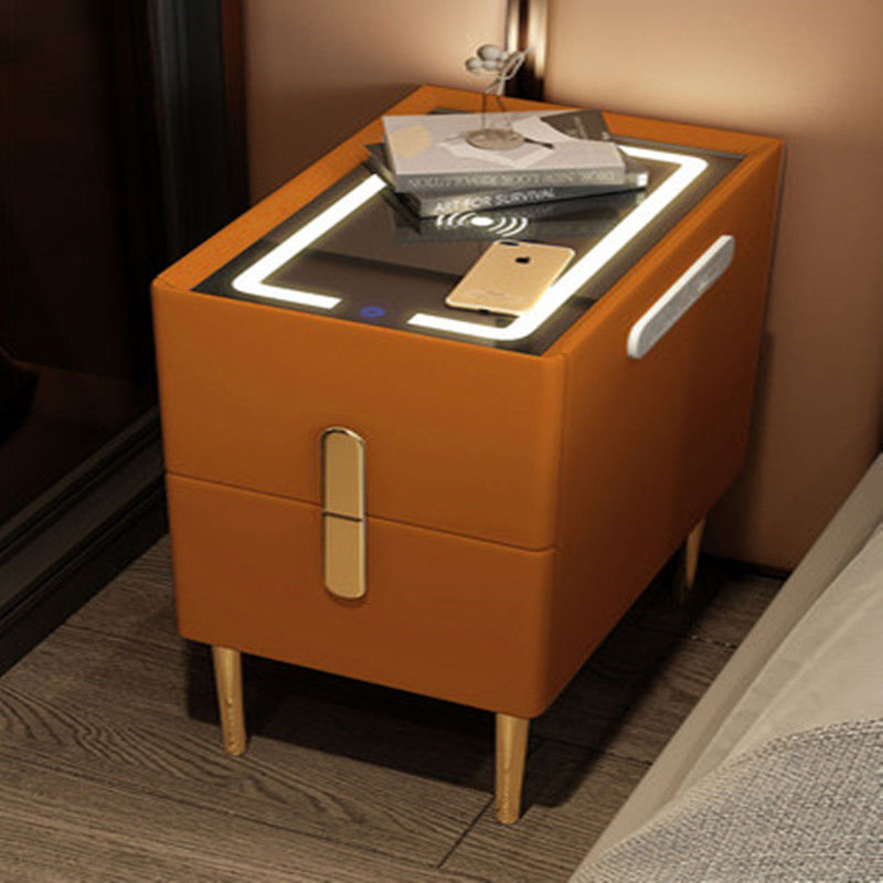 Rechargeable Multifunctional Small Apartment Bedside Cabinet