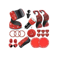 Interior Modification Supplies Creative Car Rhinestone Accessories Set