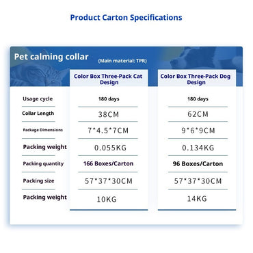 3 Pack Pet Pheromone Relief Comfort Collar